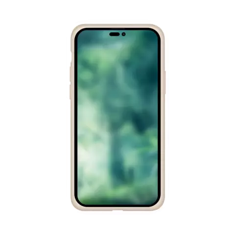 Xqisit NP Silikonh&uuml;lle Anti Bac H&uuml;lle Kompatibel mit iPhone 14 Pro - Sand