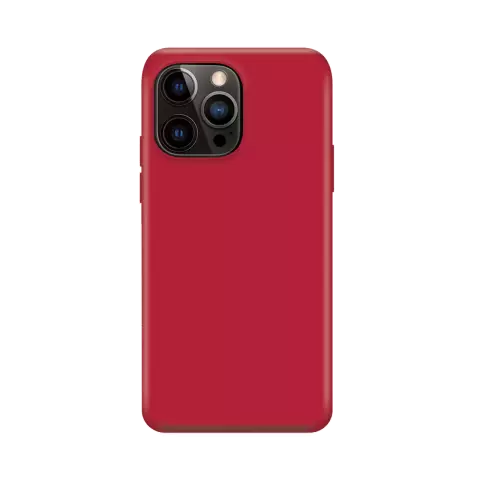 Xqisit NP Silikonh&uuml;lle Anti Bac H&uuml;lle Kompatibel mit iPhone 14 Pro - Rot