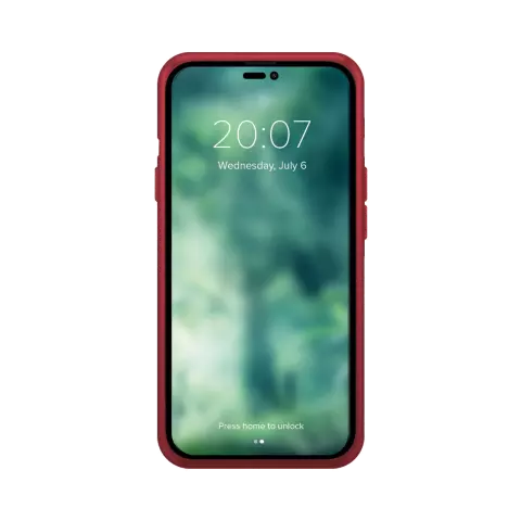 Xqisit NP Silikonh&uuml;lle Anti Bac H&uuml;lle Kompatibel mit iPhone 14 Pro - Rot