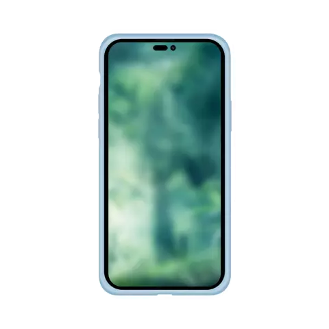 Xqisit NP Silikonh&uuml;lle Anti Bac H&uuml;lle Kompatibel mit iPhone 14 Pro - Hellblau