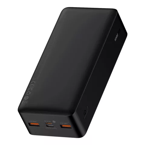 Baseus Bipow PowerBank XL 30000mAh 20W Extra grosse Kapazit&auml;t mit Display - Schwarz