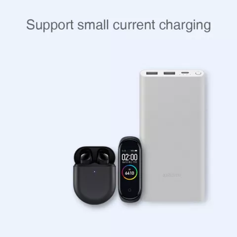 Xiaomi PB100DZM 22,5 W PowerBank 10000 mAh 3 Ports USB-A und USB-C Schnellladeger&auml;t - Silber