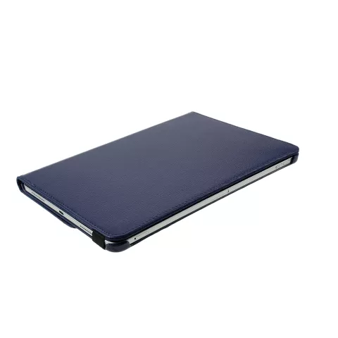 Leder Litchi Grain iPad Pro 12,9-Zoll (2018 2020 2021 2022) H&uuml;lle mit &Auml;rmel und Abdeckung - Blau