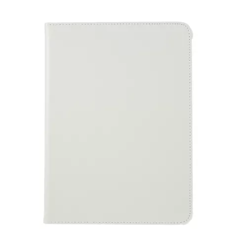 Leder Litchi Grain iPad Pro 12,9-Zoll (2018 2020 2021 2022) H&uuml;lle mit &Auml;rmel und Abdeckung - Weiss