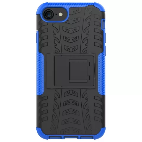 Blau schwarz Hybrid Standard H&uuml;lle iPhone 7 8 SE 2020 SE 2022 H&uuml;lle stossfest