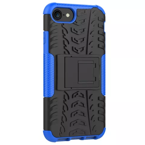 Blau schwarz Hybrid Standard H&uuml;lle iPhone 7 8 SE 2020 SE 2022 H&uuml;lle stossfest