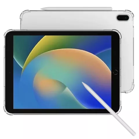 TPU-Schutzecken TPU-Abdeckung f&uuml;r iPad 10. Generation 10,9 Zoll 2022 - transparent