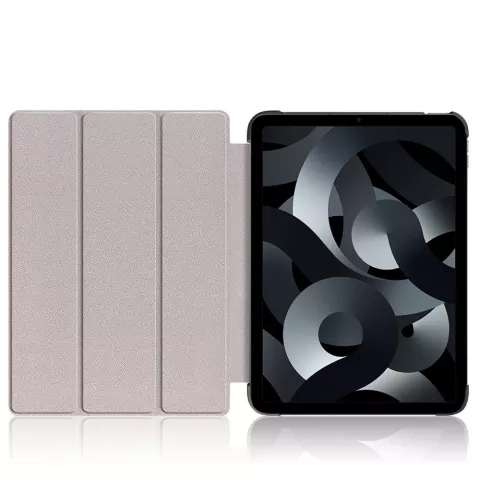 Dreifach faltbare Kunststoffh&uuml;lle f&uuml;r iPad 10. Generation 10,9 Zoll 2022 - Schwarz