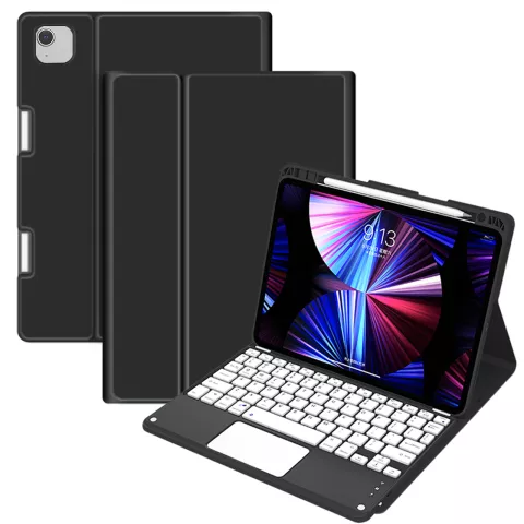 Tastatur-B&uuml;cherregalabdeckung f&uuml;r iPad Pro 11 Zoll (2018 2020 2021 2022) und iPad Air 4 und iPad Air 5