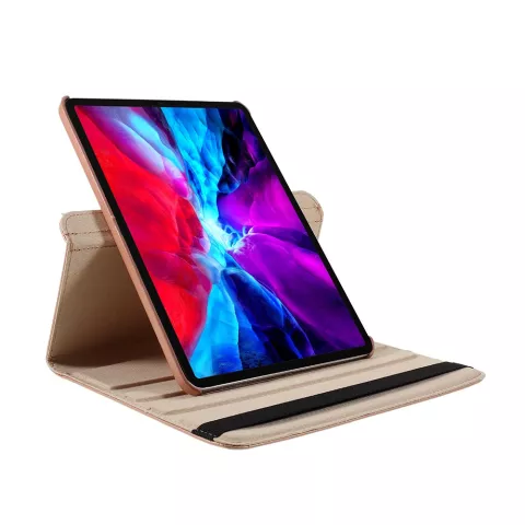 360 drehbares B&uuml;cherregal iPad Pro 11 Zoll (2018 2020 2021 2022) &amp; iPad Air 4 und iPad Air 5 - Ros&eacute;gold