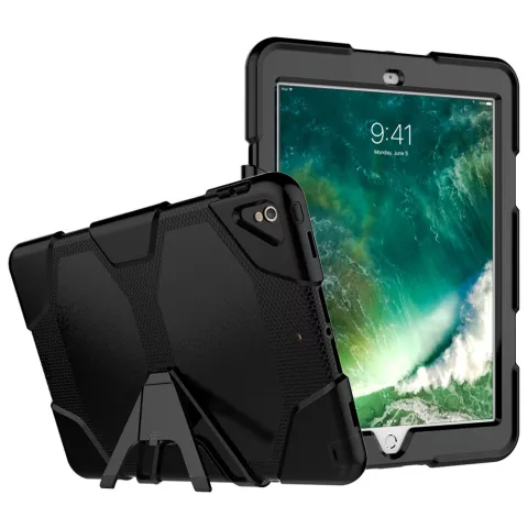 Survivor Kickstand-Abdeckung f&uuml;r iPad Air 3 (2019) und iPad Pro 10,5 Zoll (2017) - Schwarz