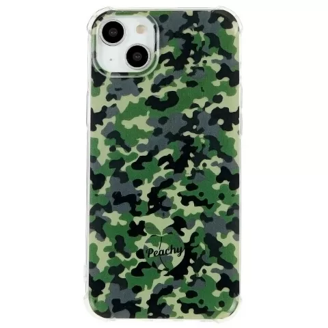 Army Camouflage Survivor TPU-H&uuml;lle f&uuml;r iPhone 14 - Armeegr&uuml;n