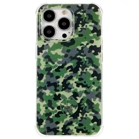 Army Camouflage Survivor TPU-H&uuml;lle f&uuml;r iPhone 13 Pro Max - Armeegr&uuml;n