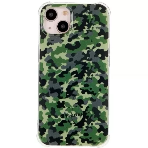 Army Camouflage Survivor TPU-H&uuml;lle f&uuml;r iPhone 13 mini - Armeegr&uuml;n