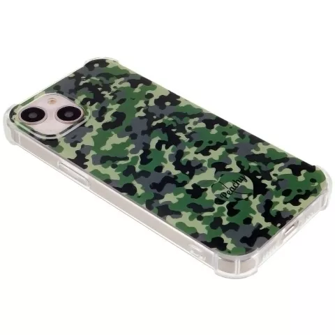 Army Camouflage Survivor TPU-H&uuml;lle f&uuml;r iPhone 13 mini - Armeegr&uuml;n