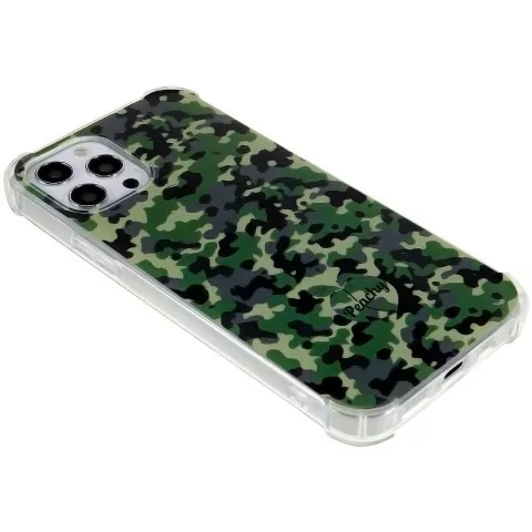 Army Camouflage Survivor TPU-H&uuml;lle f&uuml;r iPhone 12 Pro Max - Armeegr&uuml;n