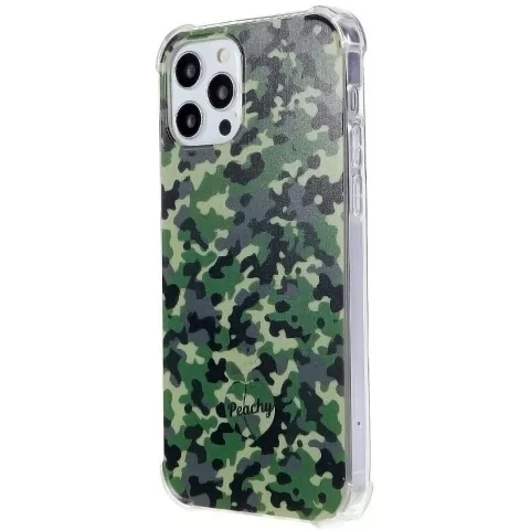 Army Camouflage Survivor TPU-H&uuml;lle f&uuml;r iPhone 12 und 12 Pro - Armeegr&uuml;n