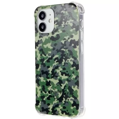 Army Camouflage Survivor TPU-H&uuml;lle f&uuml;r iPhone 12 mini - Armeegr&uuml;n