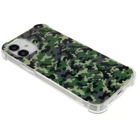 Army Camouflage Survivor TPU-H&uuml;lle f&uuml;r iPhone 12 mini - Armeegr&uuml;n