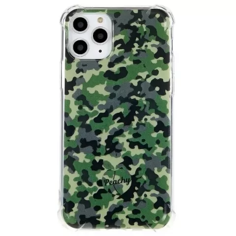 Army Camouflage Survivor TPU-H&uuml;lle f&uuml;r iPhone 11 Pro Max - Armeegr&uuml;n