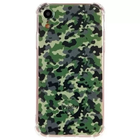 Army Camouflage Survivor TPU-H&uuml;lle f&uuml;r iPhone XR - Armeegr&uuml;n