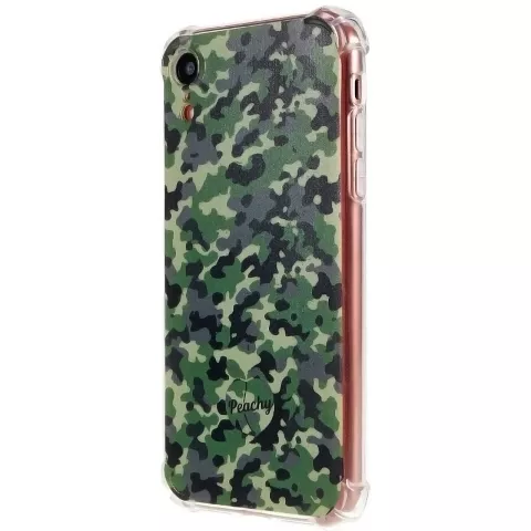 Army Camouflage Survivor TPU-H&uuml;lle f&uuml;r iPhone XR - Armeegr&uuml;n