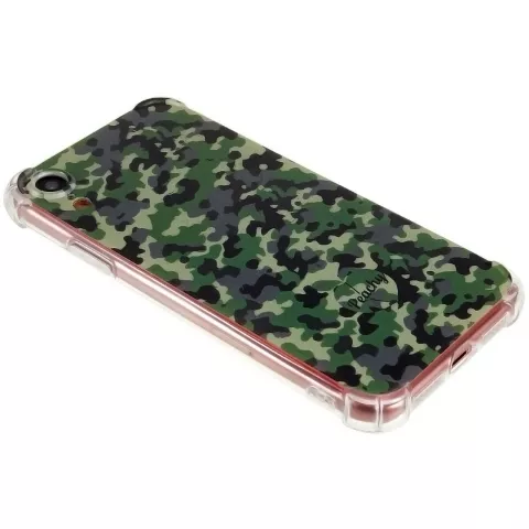 Army Camouflage Survivor TPU-H&uuml;lle f&uuml;r iPhone XR - Armeegr&uuml;n
