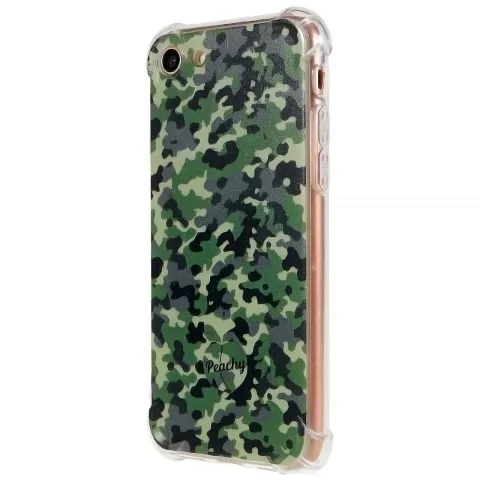 Army Camouflage Survivor TPU-H&uuml;lle f&uuml;r iPhone 7 8 SE 2020 SE 2022 - Armeegr&uuml;n