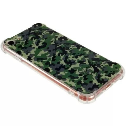 Army Camouflage Survivor TPU-H&uuml;lle f&uuml;r iPhone 7 8 SE 2020 SE 2022 - Armeegr&uuml;n