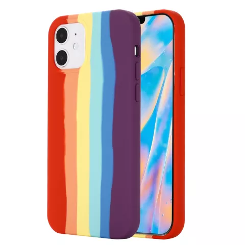 Rainbow Pride Silikonh&uuml;lle f&uuml;r iPhone 11 - Pastell