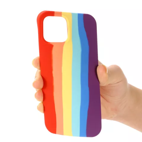 Rainbow Pride Silikonh&uuml;lle f&uuml;r iPhone 11 - Pastell