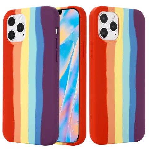 Rainbow Pride Silikonh&uuml;lle f&uuml;r iPhone 11 Pro - Pastell