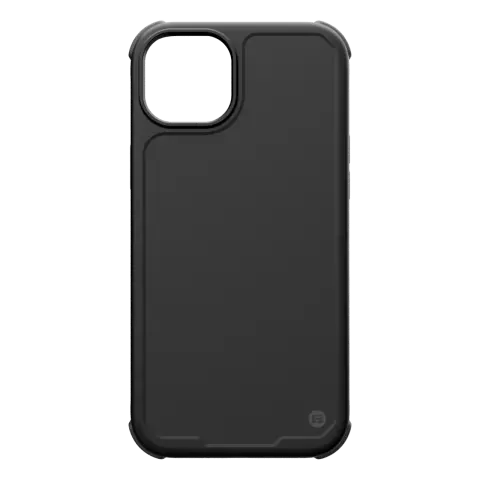 CLCKR Carbon Magnet H&uuml;lle Kompatibel mit iPhone 15 Plus - Schwarz