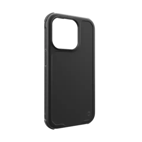 CLCKR Carbon Magnet H&uuml;lle Kompatibel mit iPhone 15 Pro - Schwarz