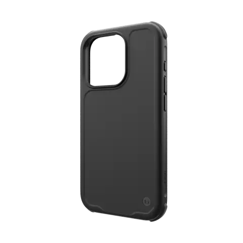 CLCKR Carbon Magnet H&uuml;lle Kompatibel mit iPhone 15 Pro - Schwarz