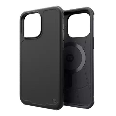 CLCKR Carbon Magnet H&uuml;lle f&uuml;r iPhone 15 Pro Max - Schwarz