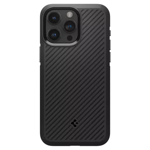 Spigen Core Armor H&uuml;lle Kompatibel mit iPhone 15 Pro - Schwarz