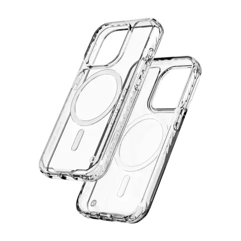 CLCKR Diamond Magnet H&uuml;lle f&uuml;r iPhone 15 Pro - Transparent