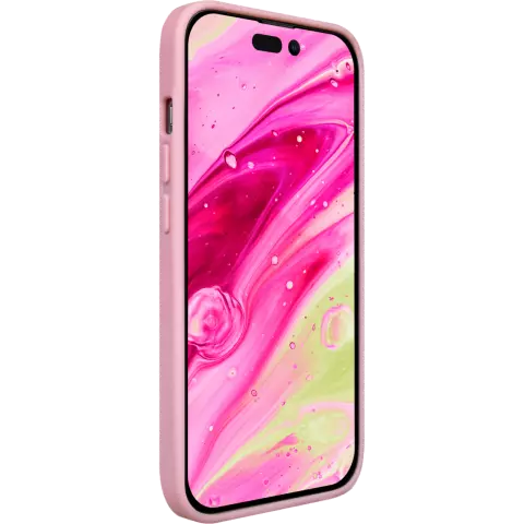 Laut Huex Pastels H&uuml;lle Kompatibel mit iPhone 14 Pro - Pink