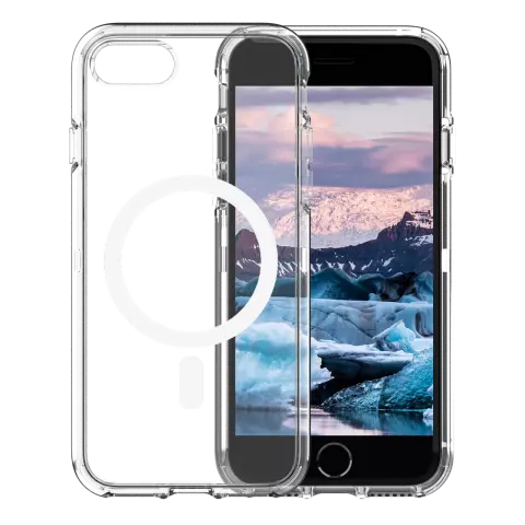 dbramante1928 Island Pro Magneth&uuml;lle f&uuml;r iPhone 7, 8, SE 2020 und SE 2022 - Transparent