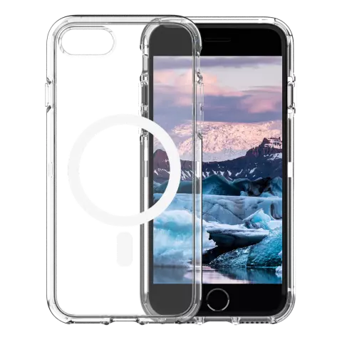 dbramante1928 Island Pro Magneth&uuml;lle Kompatibel mit iPhone 7, 8, SE 2020 und SE 2022 - Transparent