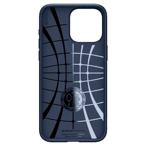 Spigen Liquid Air H&uuml;lle Kompatibel mit iPhone 15 Pro Max - Blau