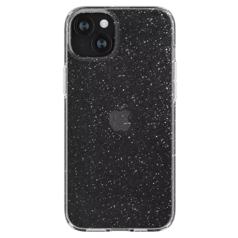 Spigen Liquid Crystal Glitter H&uuml;lle f&uuml;r iPhone 15 - Transparent