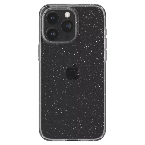 Spigen Liquid Crystal Glitter H&uuml;lle f&uuml;r iPhone 15 Pro - Transparent