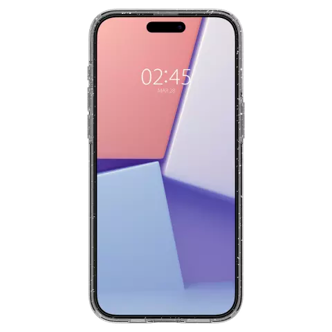 Spigen Liquid Crystal Glitter H&uuml;lle Kompatibel mit iPhone 15 Pro - Transparent