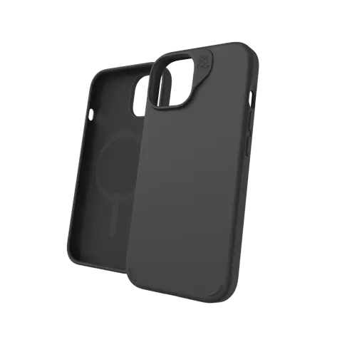 ZAGG Manhattan Snap Case Kompatibel mit iPhone 13, iPhone 14 &amp; iPhone 15 - Schwarz