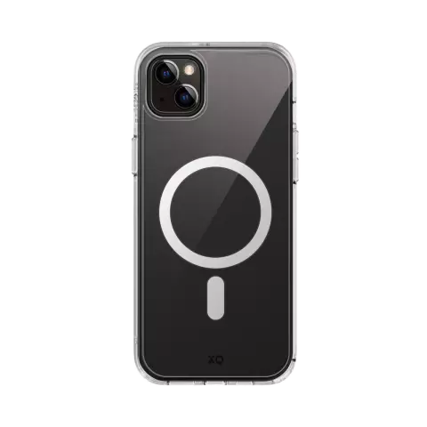 Xqisit NP Antishock Case Antibac Magnet Recycelte H&uuml;lle Kompatibel mit iPhone 15 - Transparent