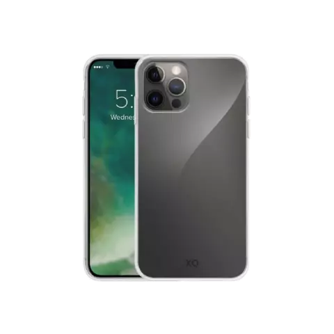 Xqisit NP Flex Case Anti Bac H&uuml;lle Kompatibel mit iPhone 12 und 12 Pro - Transparent