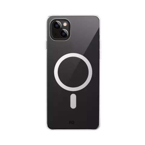 Xqisit NP Flex Case Anti Bac Magnet Recycelte H&uuml;lle Kompatibel mit iPhone 15 Plus - Transparent