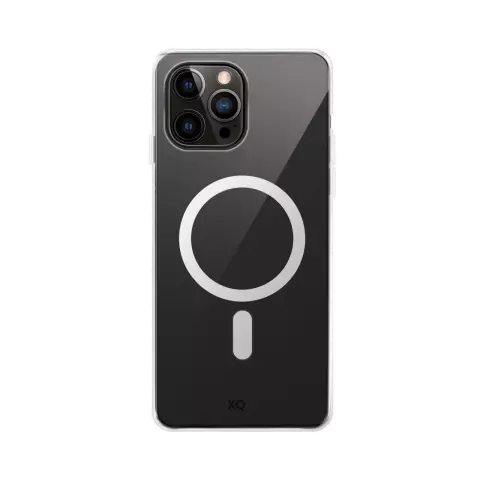 Xqisit NP Flex Case Anti Bac Magnet Recycelte H&uuml;lle Kompatibel mit iPhone 15 Pro Max - Transparent